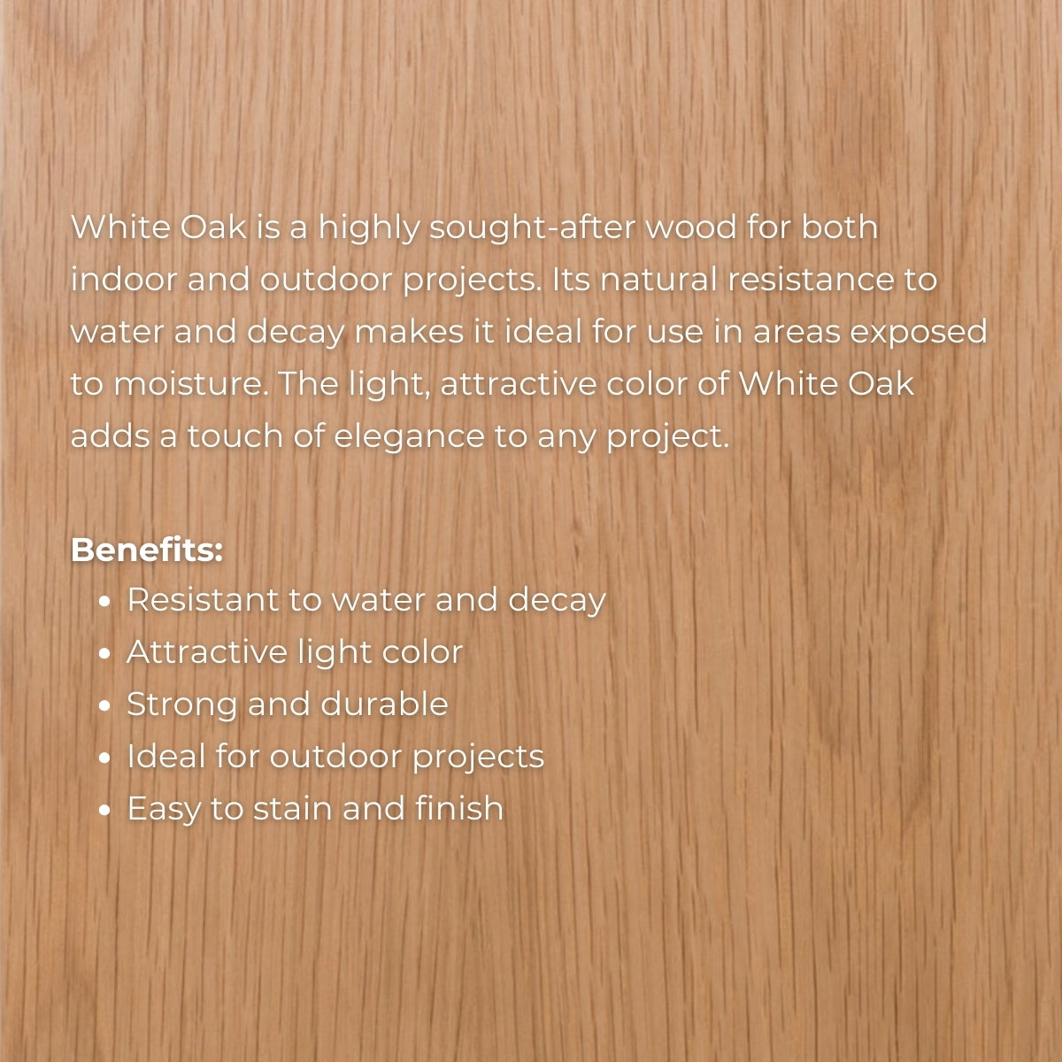 White Oak Floating Shelves